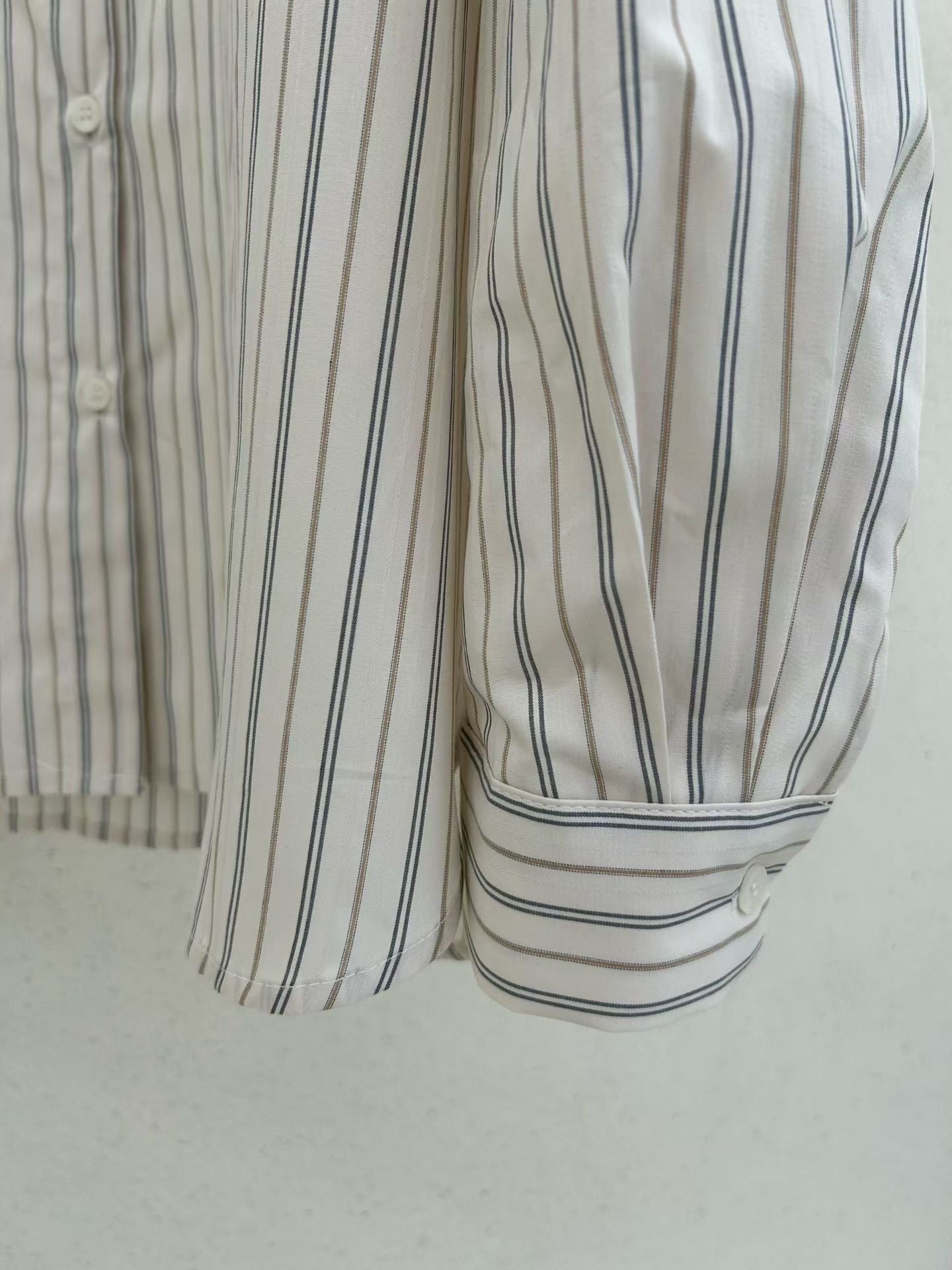 Autumn Embossed Stripe Shirt