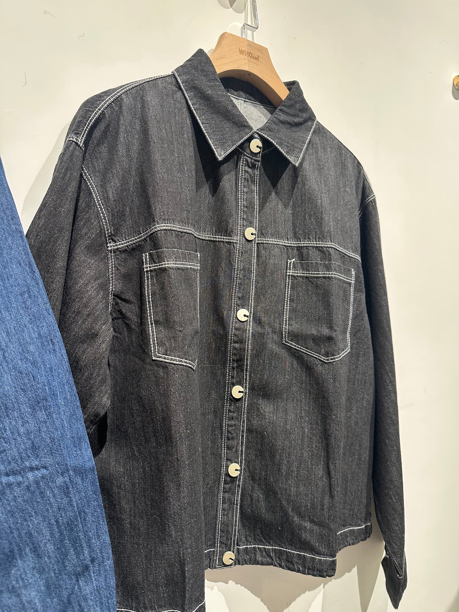 Stitched Denim Shirt