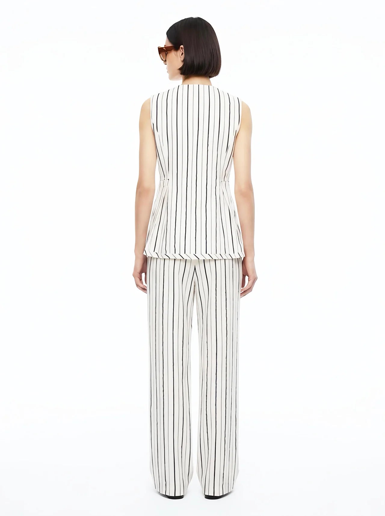 Layers Drapy Trousers Stripe