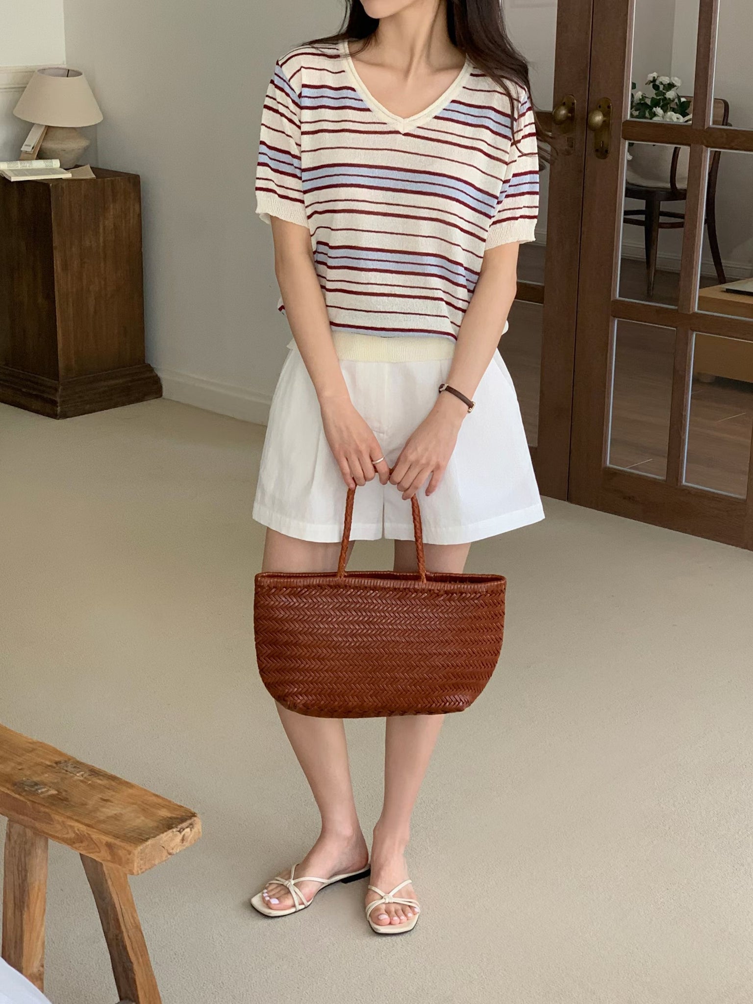 Stripe Grains Knit Top (18-20Jun 超抵價$268, 之後批發價$298)
