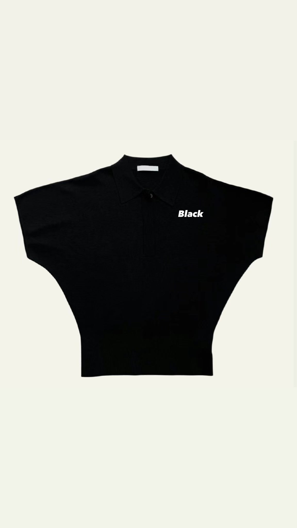 Premium Polo Knit Top