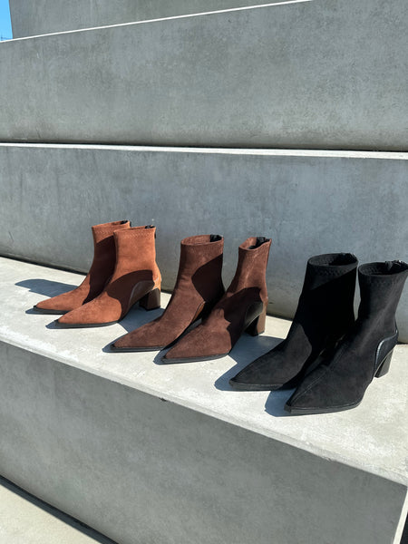 Lamb Leather Suede Ankle Boots (15-18Oct $468, 之後批發價$498）