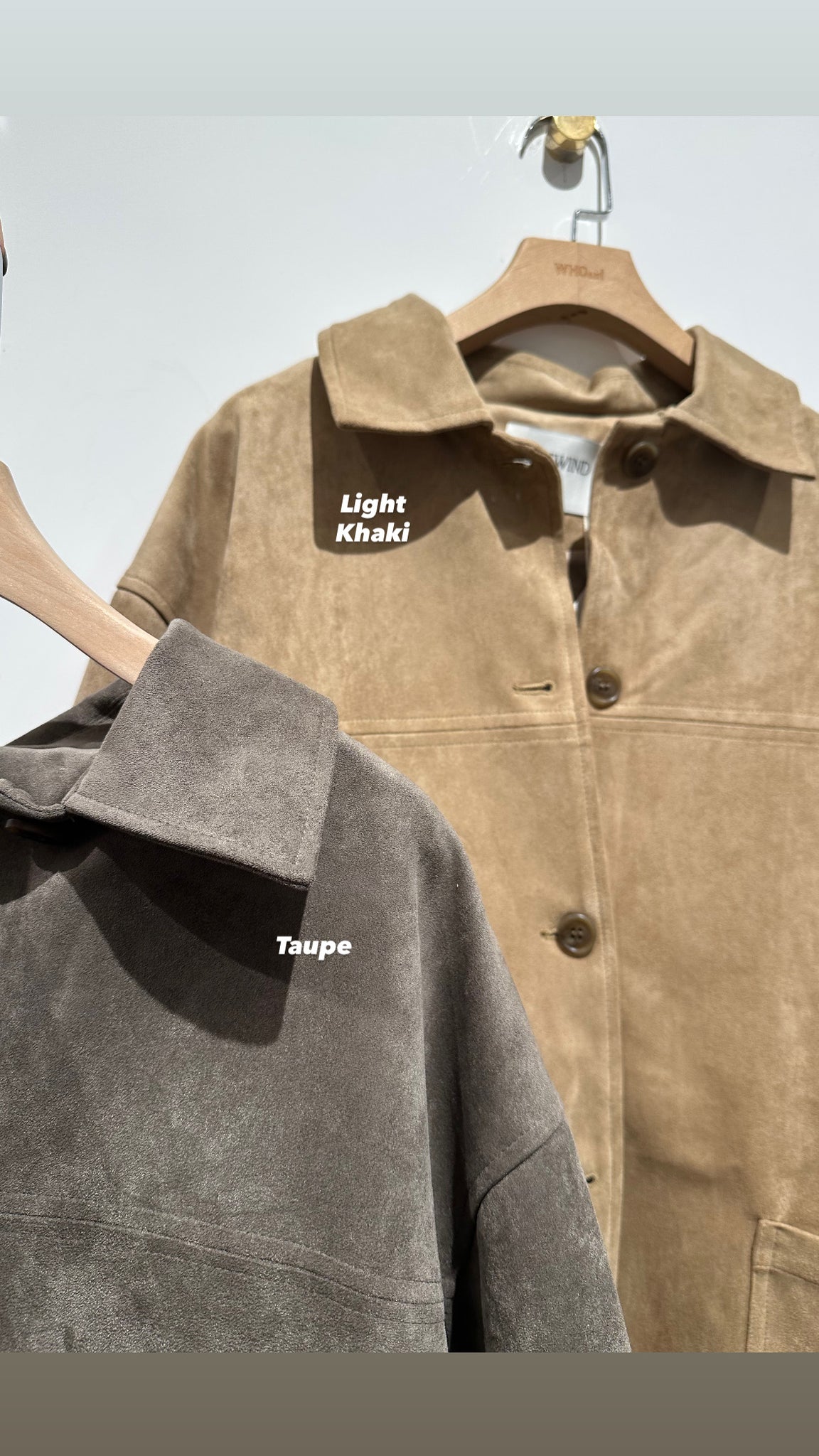 Button Suede Jacket  (8-10Oct超抵價$698, 之後批發價$798)