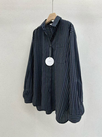Autumn Embossed Stripe Shirt