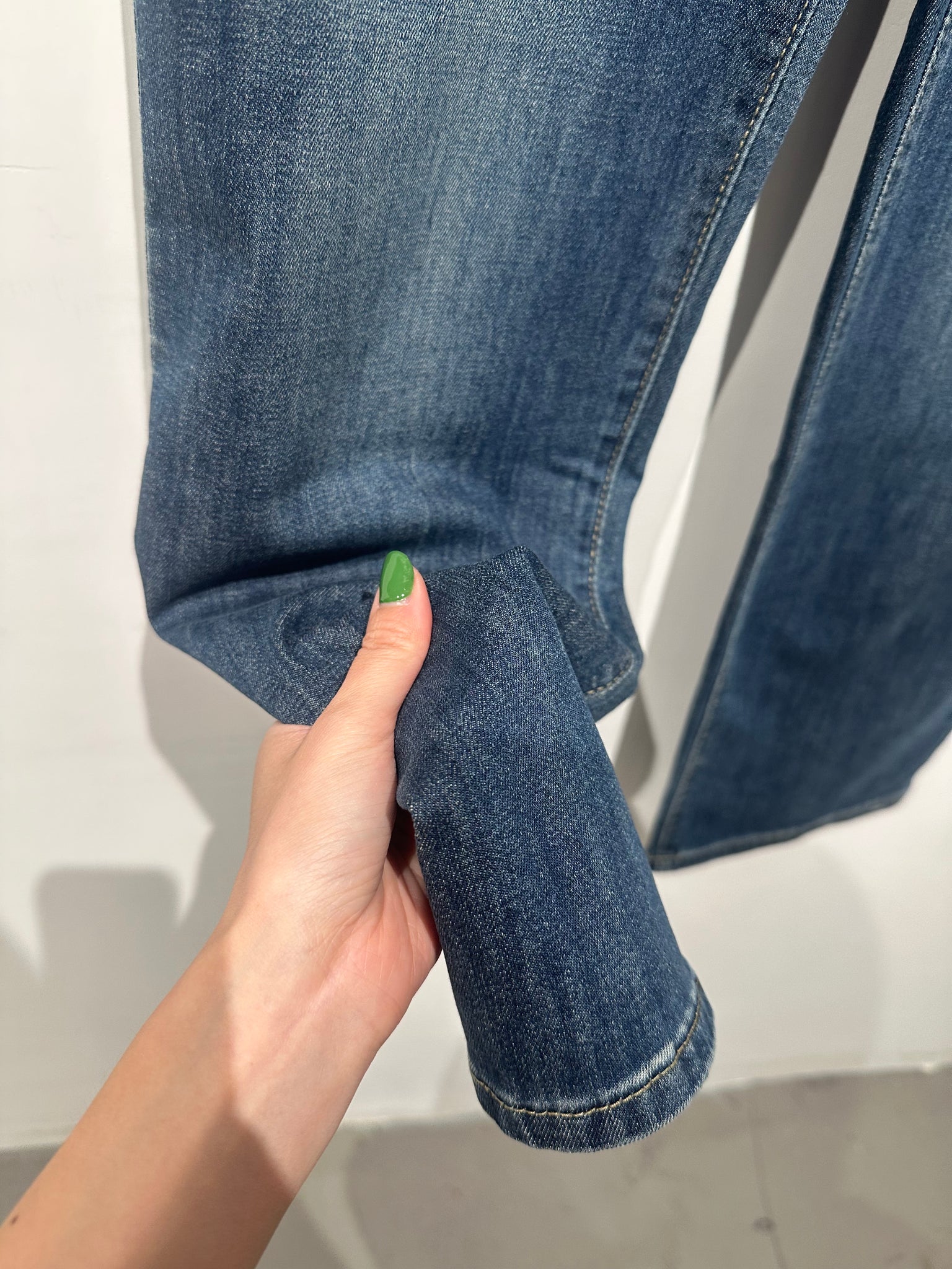 Summer Unwashed Straight Cut Jeans