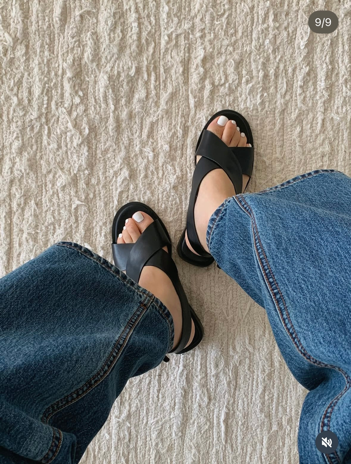 Genuine Leather Classy Cross Sandal (28-30May 超抵價 $528, 批發價$568)