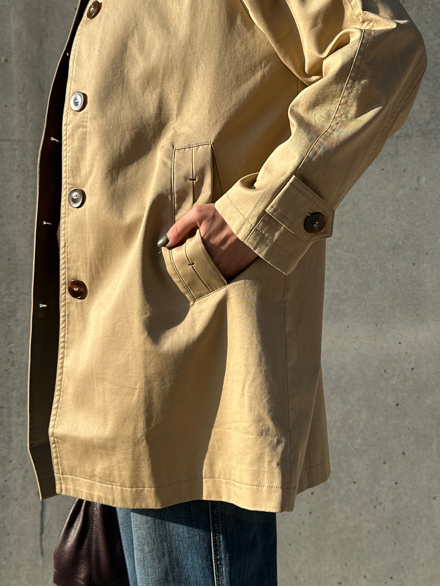 Classic Back Stitches Trench Coat (限時至抵價$398到今晚23:59, 之後超抵價$468)