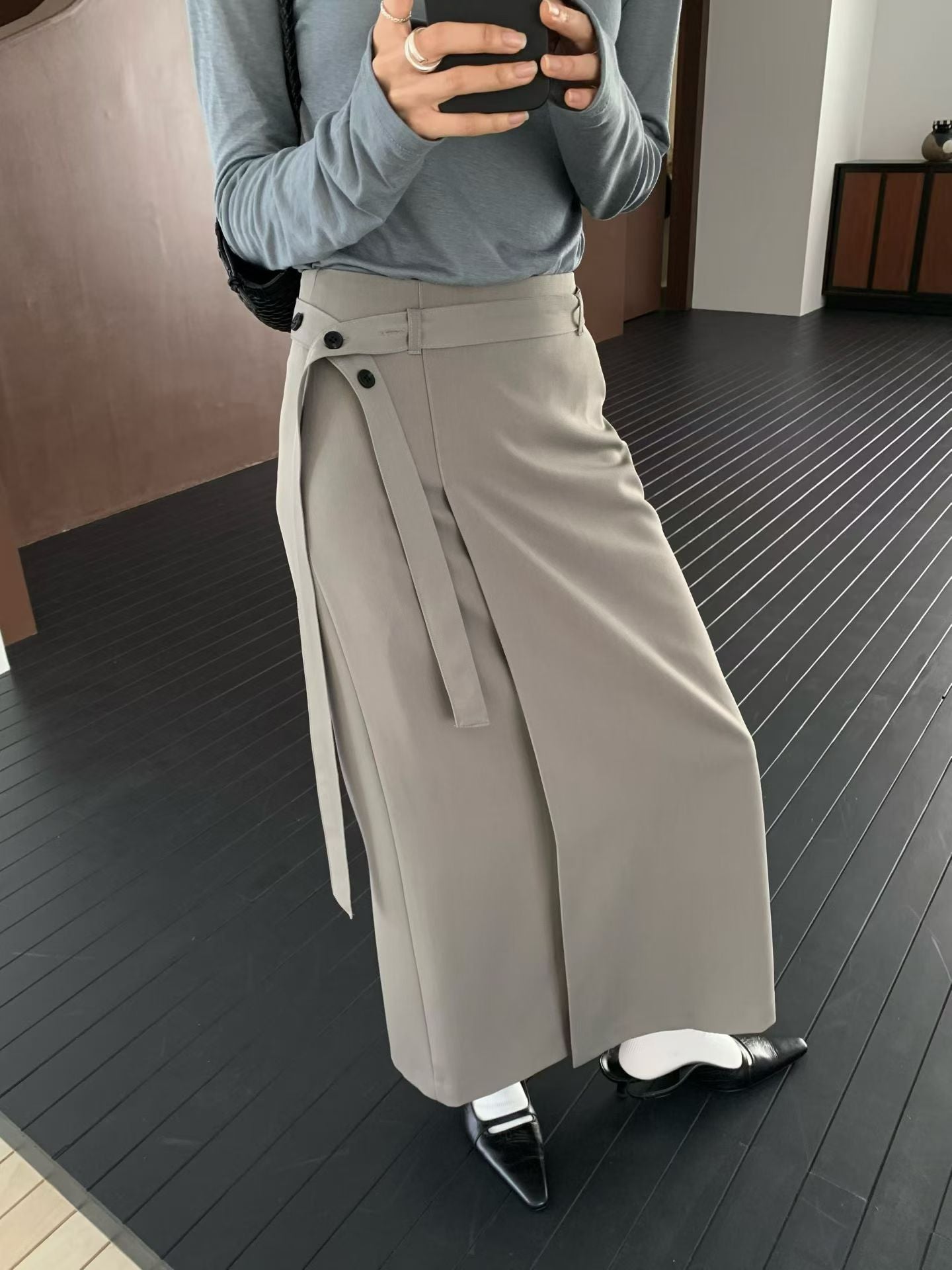 Stylish Button Skirt