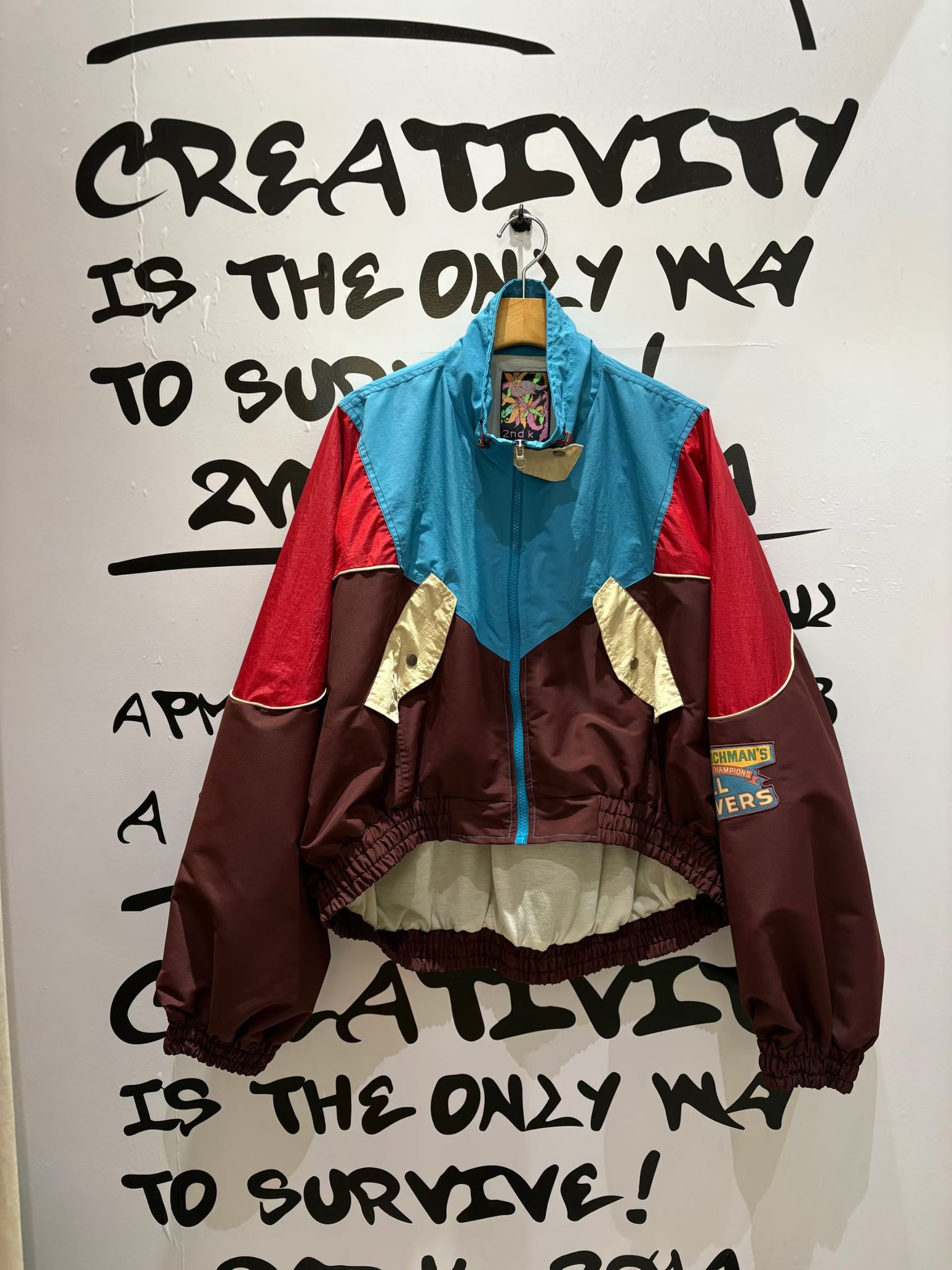 Mixed Colour Cool Parka Jacket