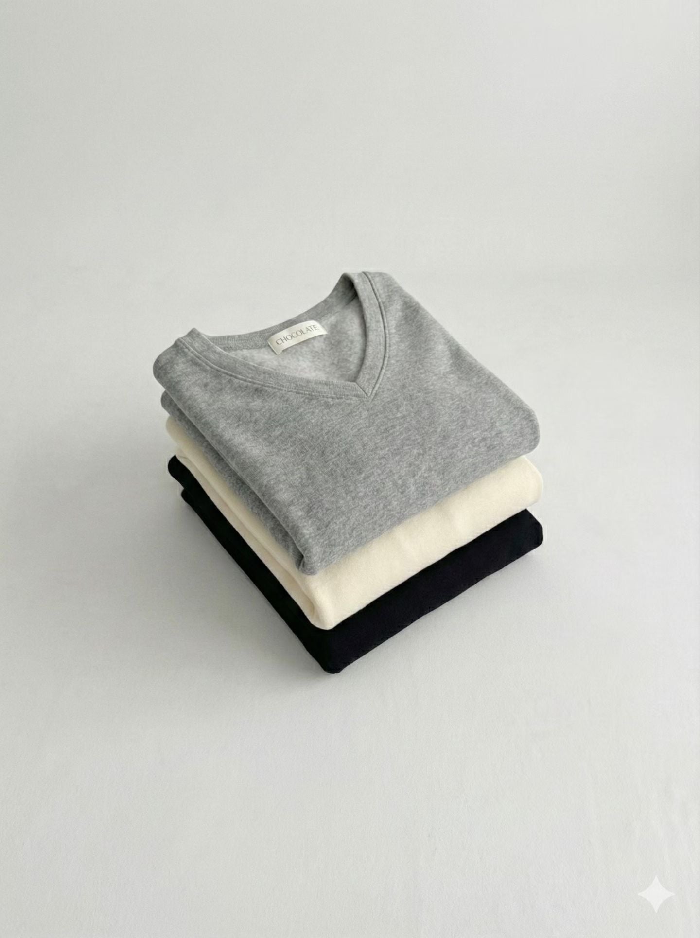 V Neck Fit Cut Knit Sweater (加購$228)