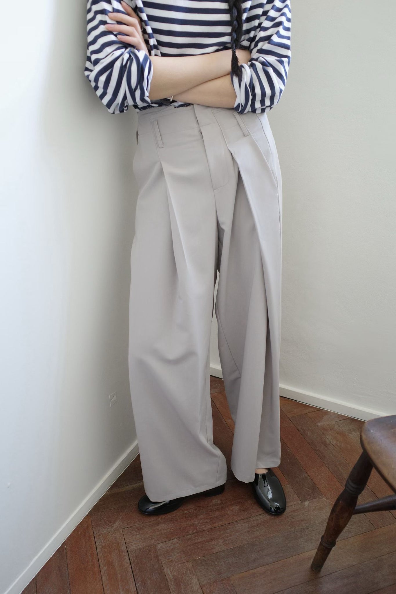 Designer Twisted Seam Tailor Pants