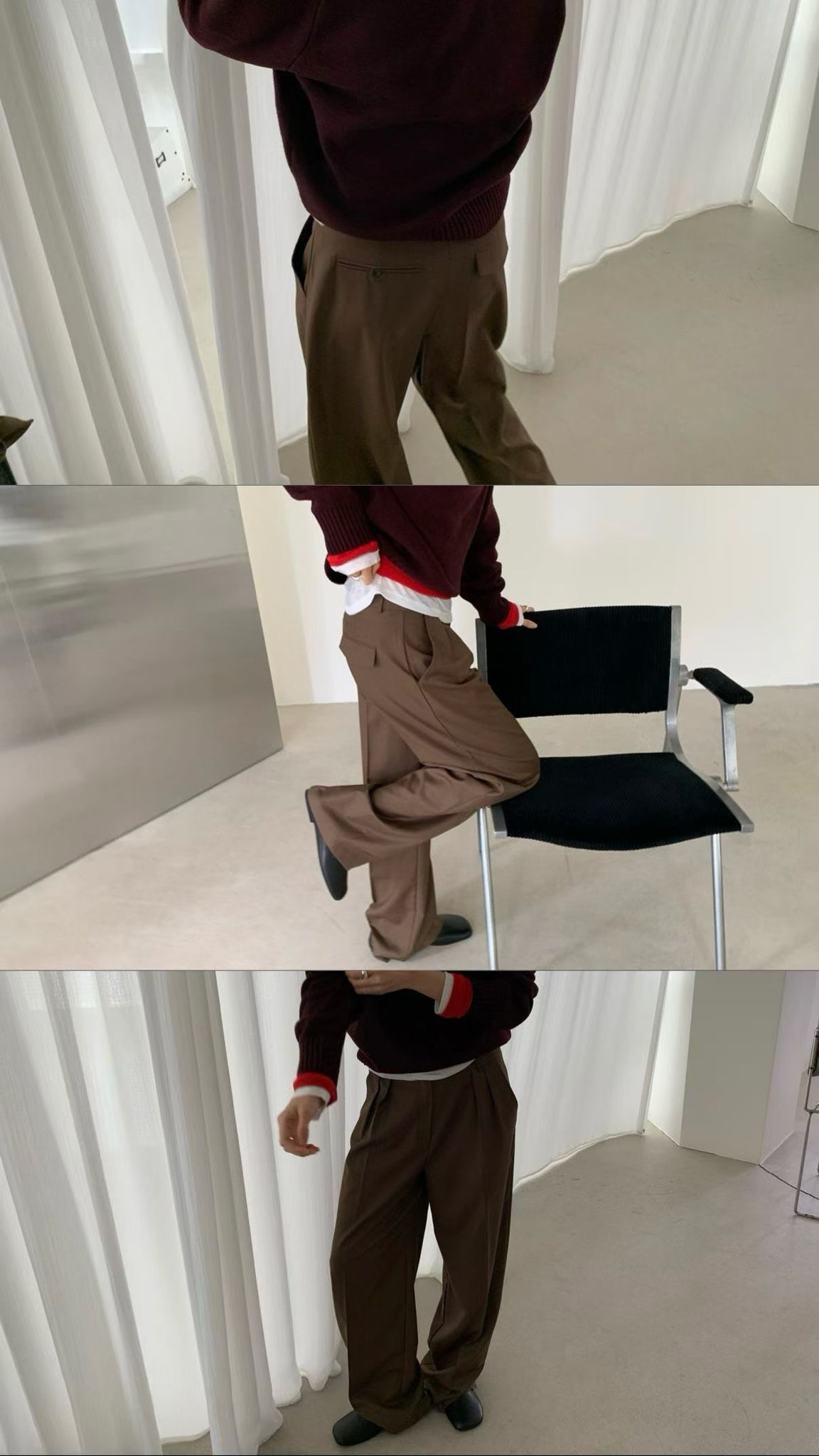 Asymmetric Back Pocket Tailor Pants (9-11Sep超抵價$468, 之後批發價$498)