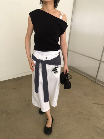 Button Single Shoulder Top (18-20Jul 超抵價$298, 之後批發價$328)