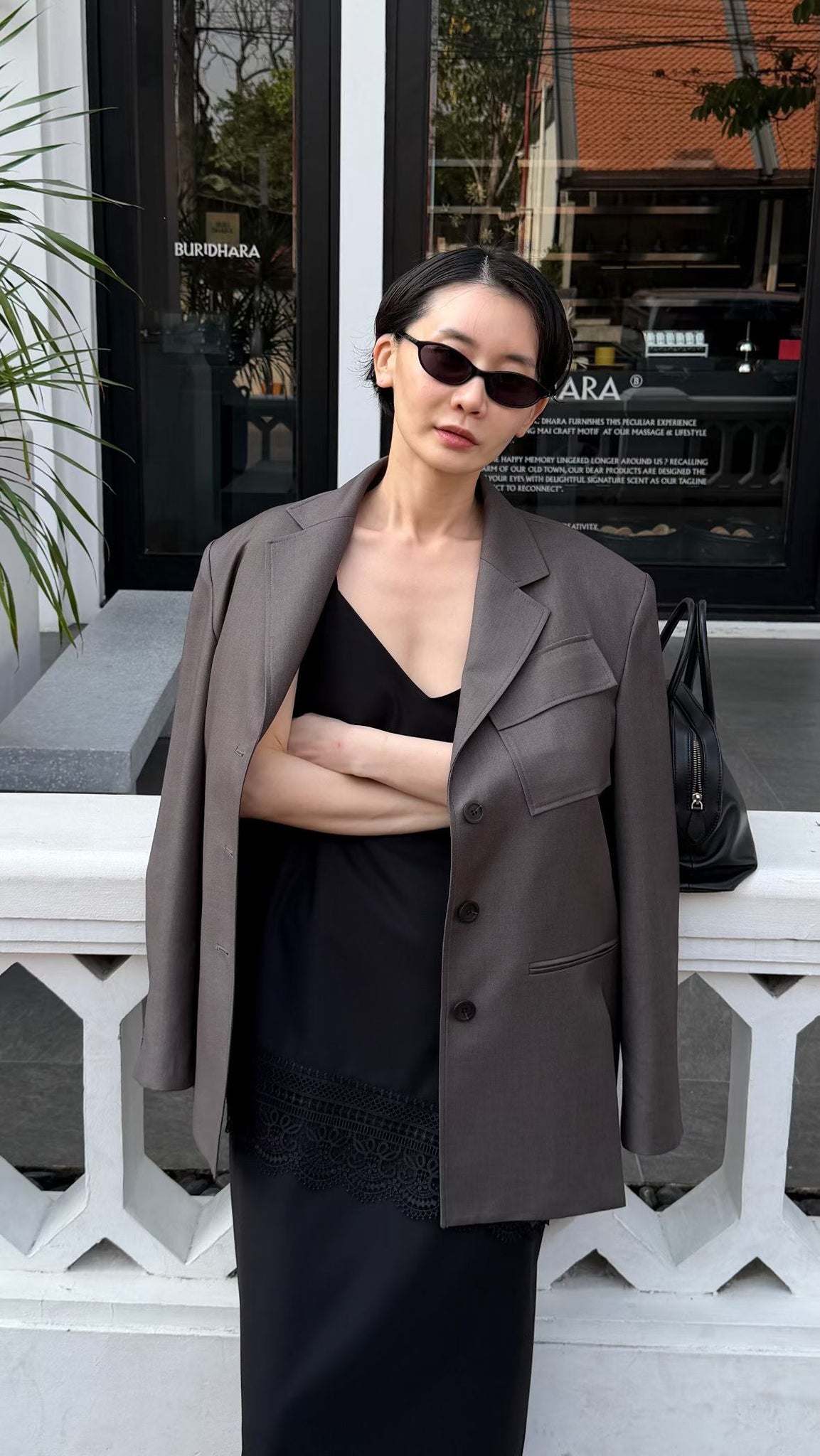 Premium Asymmetric Pocket Blazer