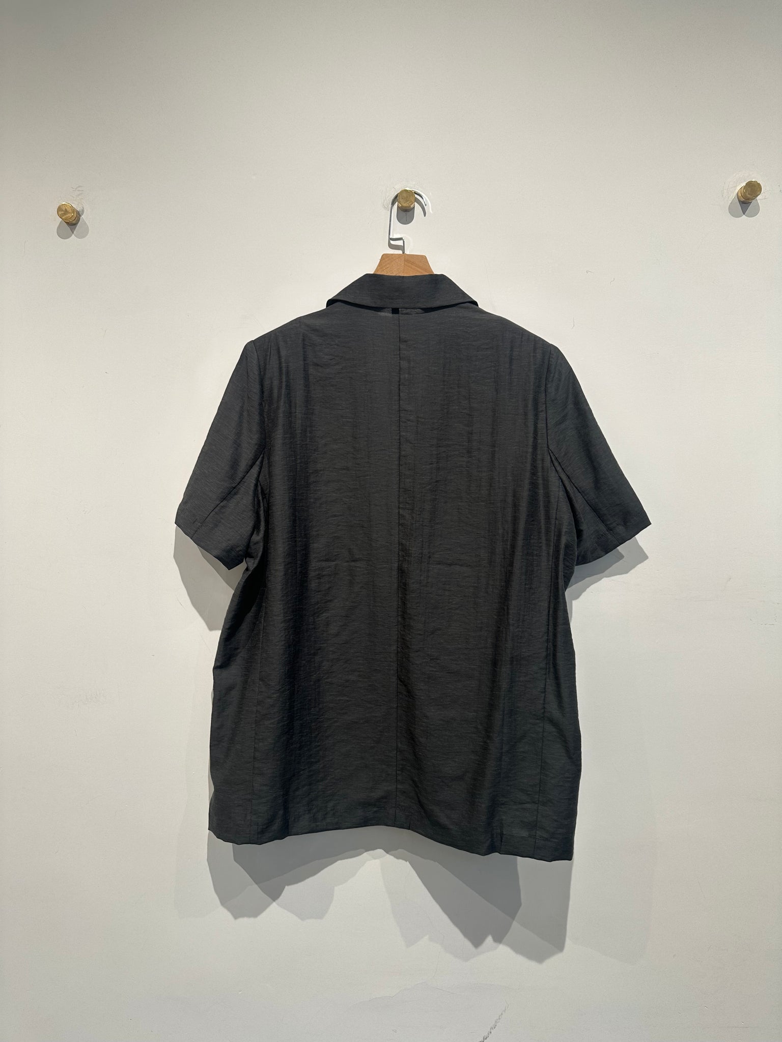 Short Sleeve Stitch Pocket Blazer Charcaol  (限時超抵快閃價$398至今晚23:59, 9-11Jul 超抵價$468, 之後批發價$498)