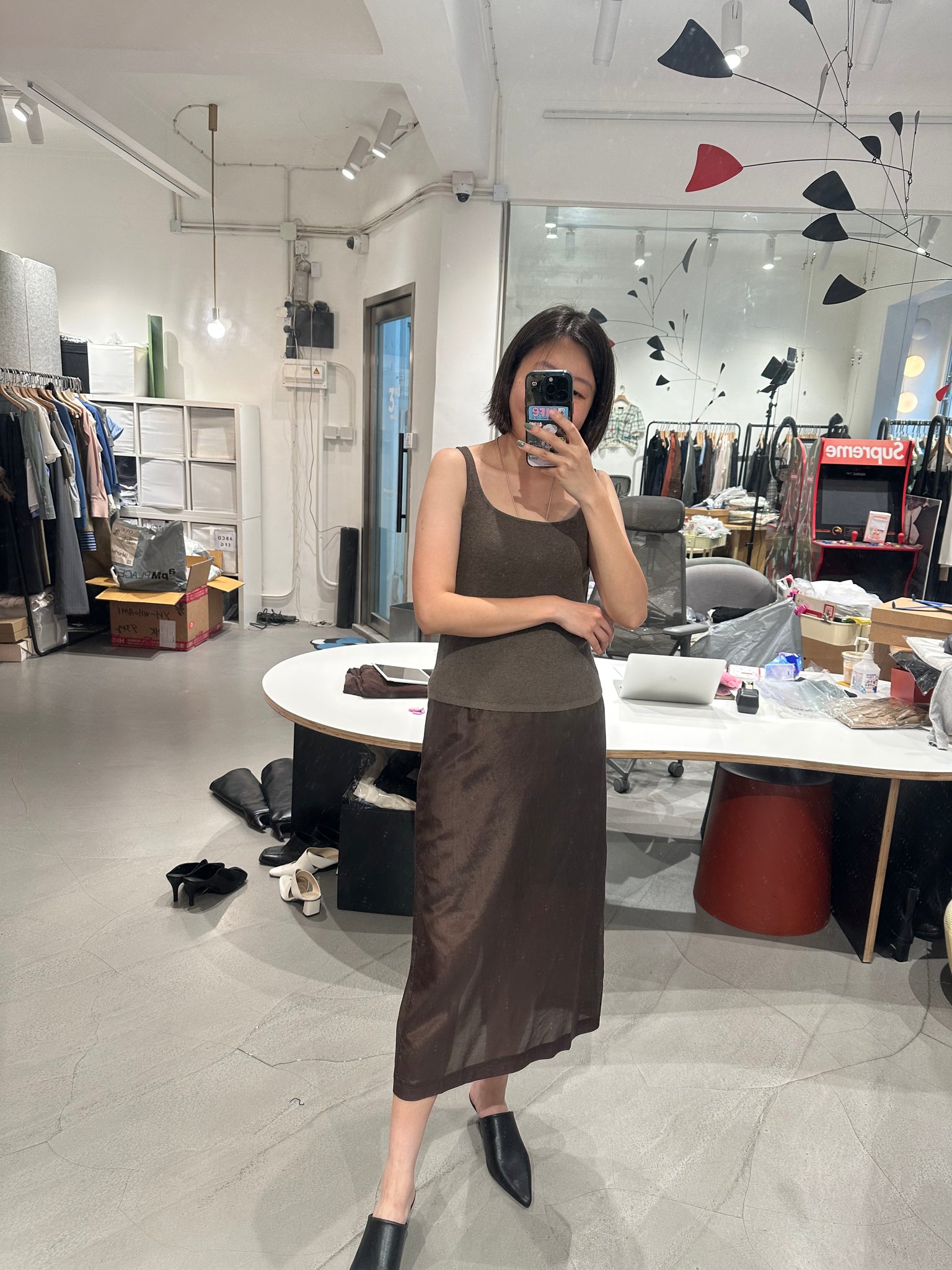 Halfway Silk Skirt (2-4Sep 超抵價$368, 之後批發價$398)