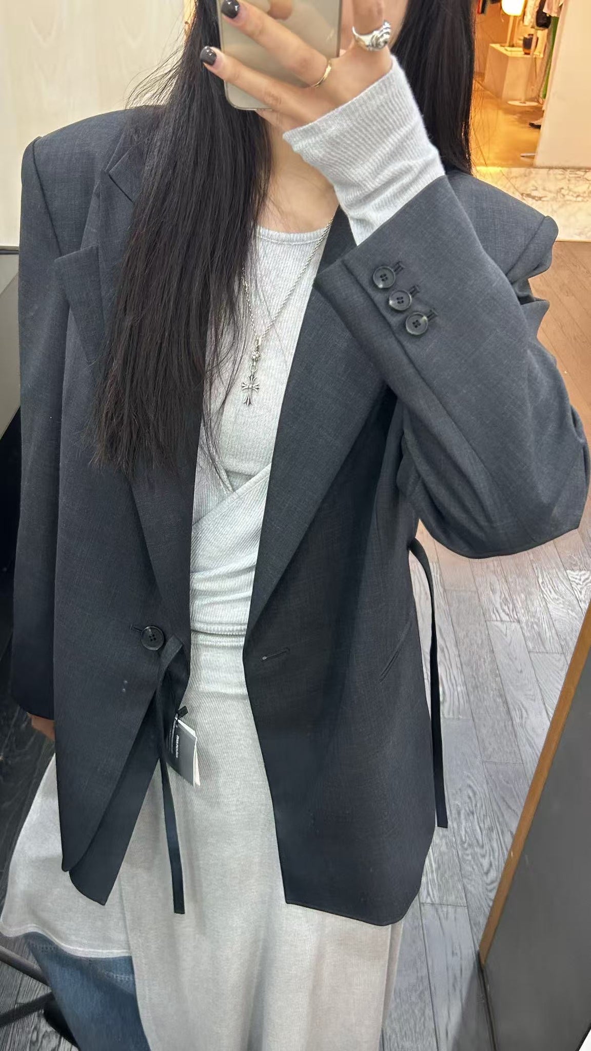 AHM Double Collar Blazer