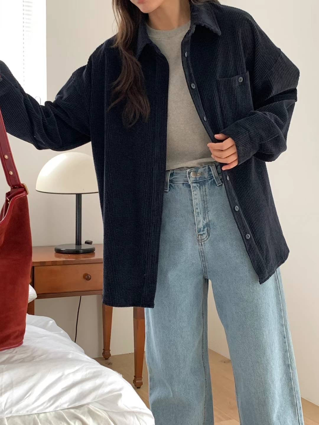 Corduroy Oversize Shirt