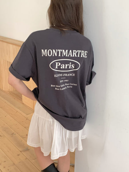 Paris Back Message Oversize Tee (18-20Jul 超抵價$268, 之後批發價$298)
