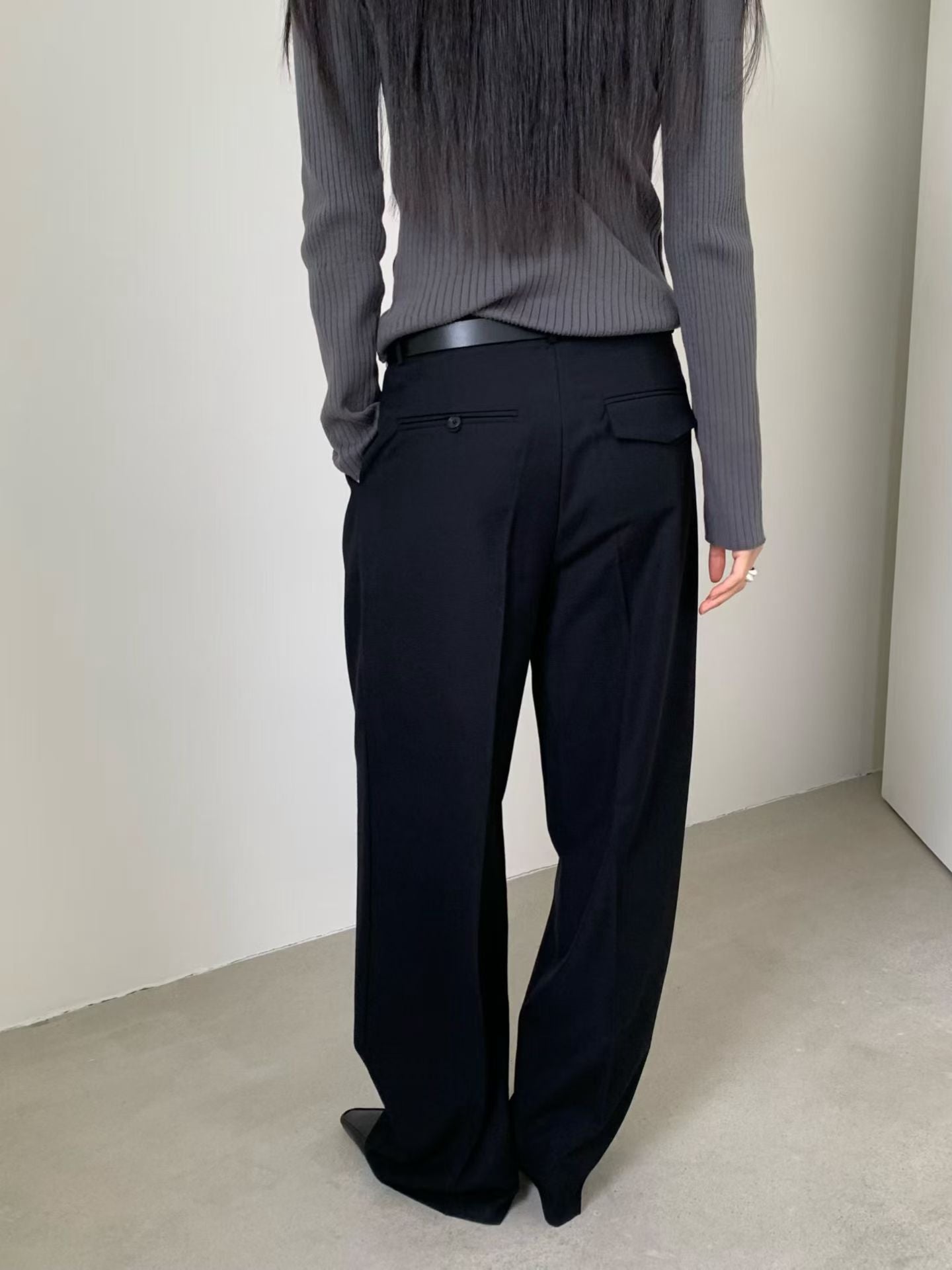 Asymmetric Back Pocket Tailor Pants (9-11Sep超抵價$468, 之後批發價$498)