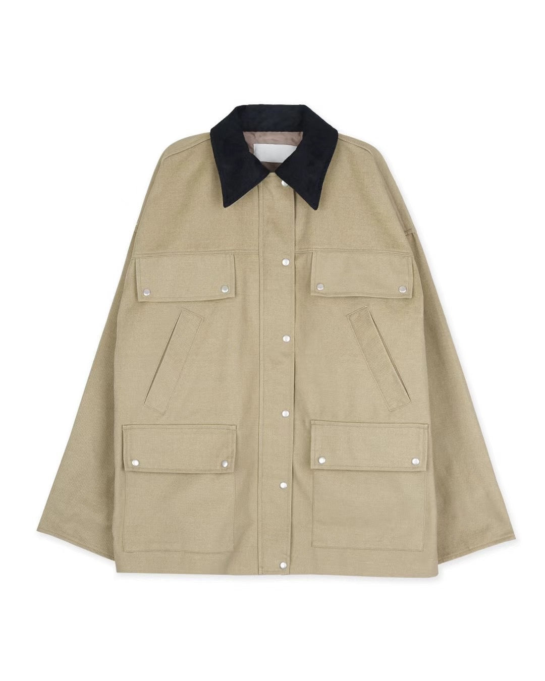 Dreamy Contract Collar Cargo Jacket