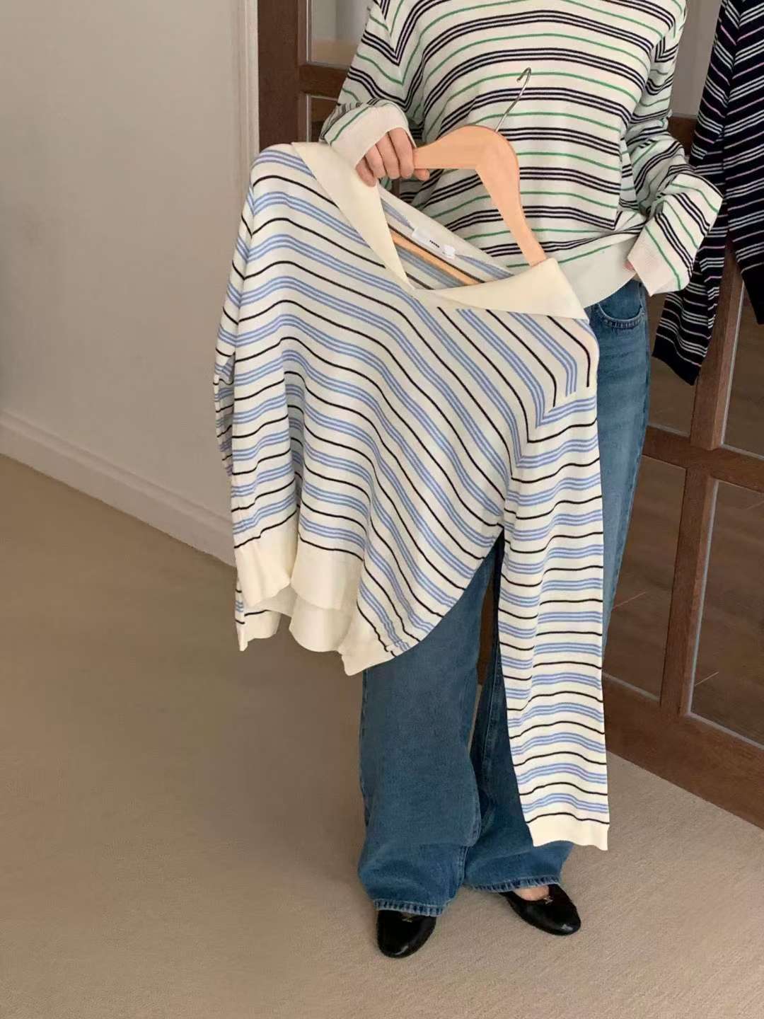 Spring Sailor Stripe Knit Top  (3-5Mar $268, 之後批發價$298）