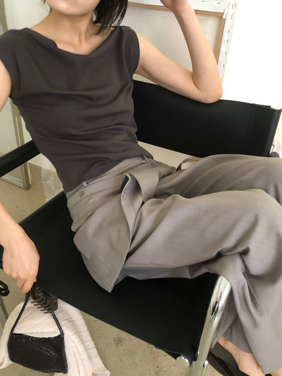 Button Single Shoulder Top (18-20Jul 超抵價$298, 之後批發價$328)