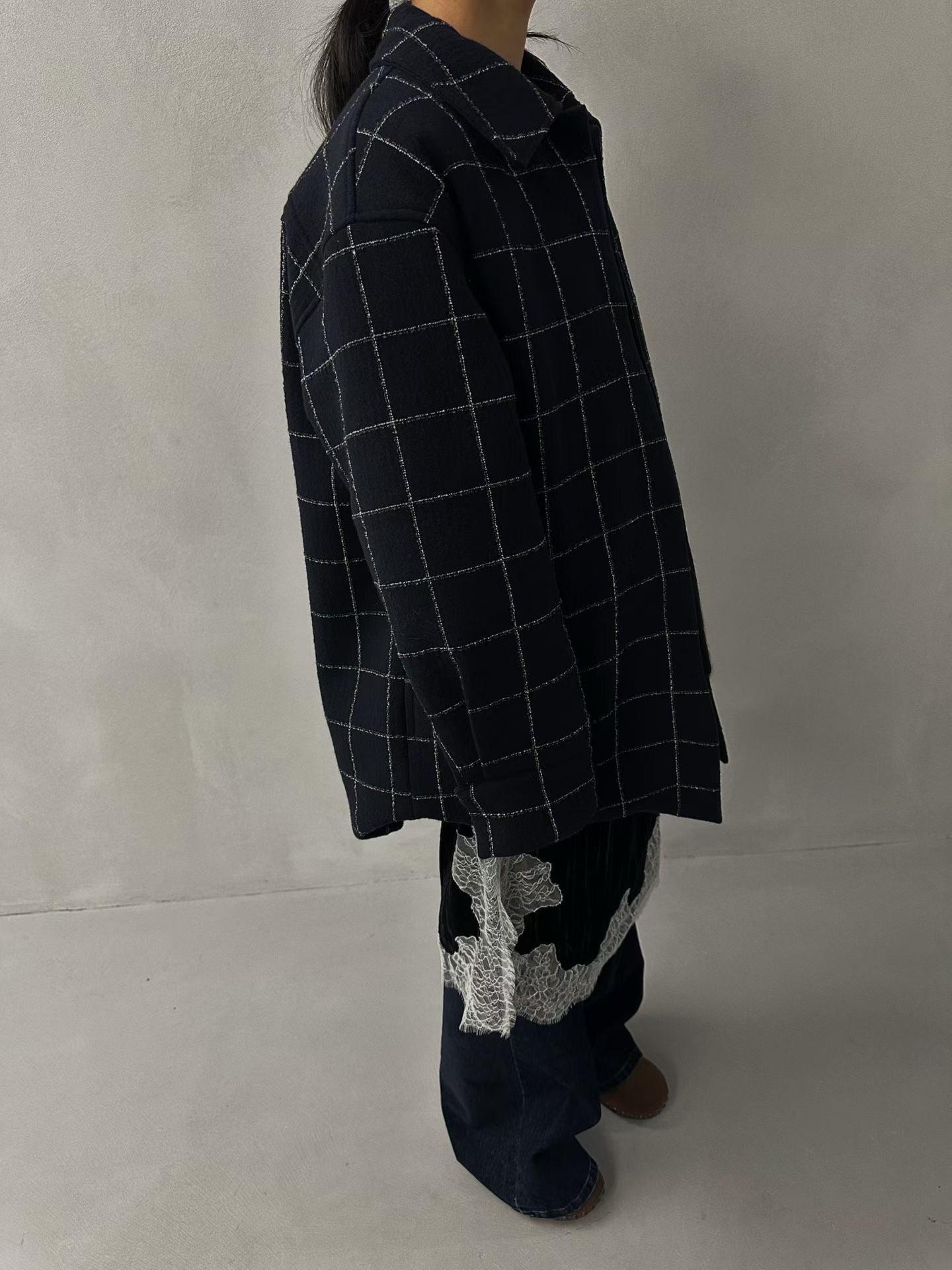 Double Side Cool Checker Jacket