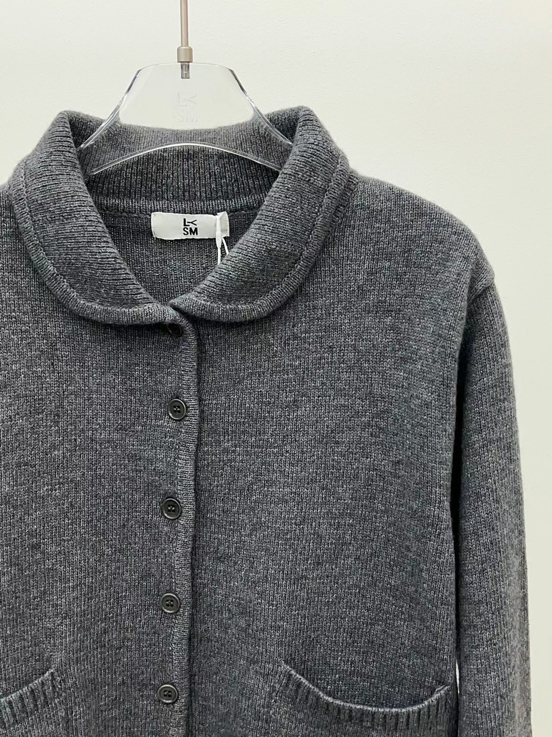 Cashmere Collar Cardigan