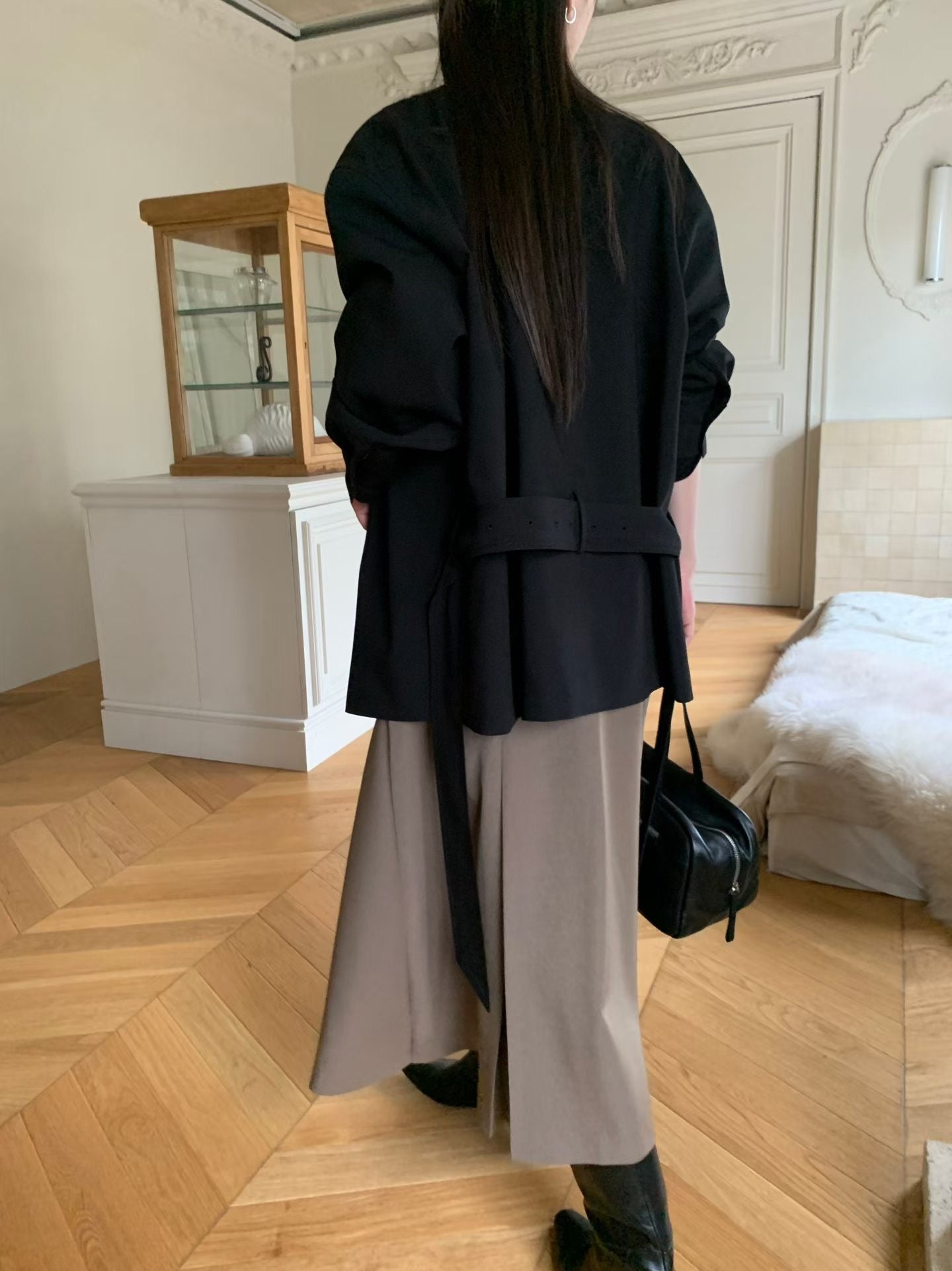 Deluxe High Neck Button Mid Trench Coat (9-11Sep超抵價$1188, 之後批發價$1288)