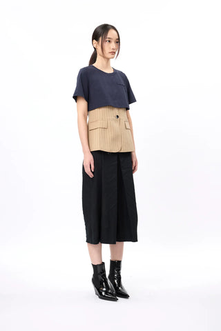 Layers Gilet-like Top