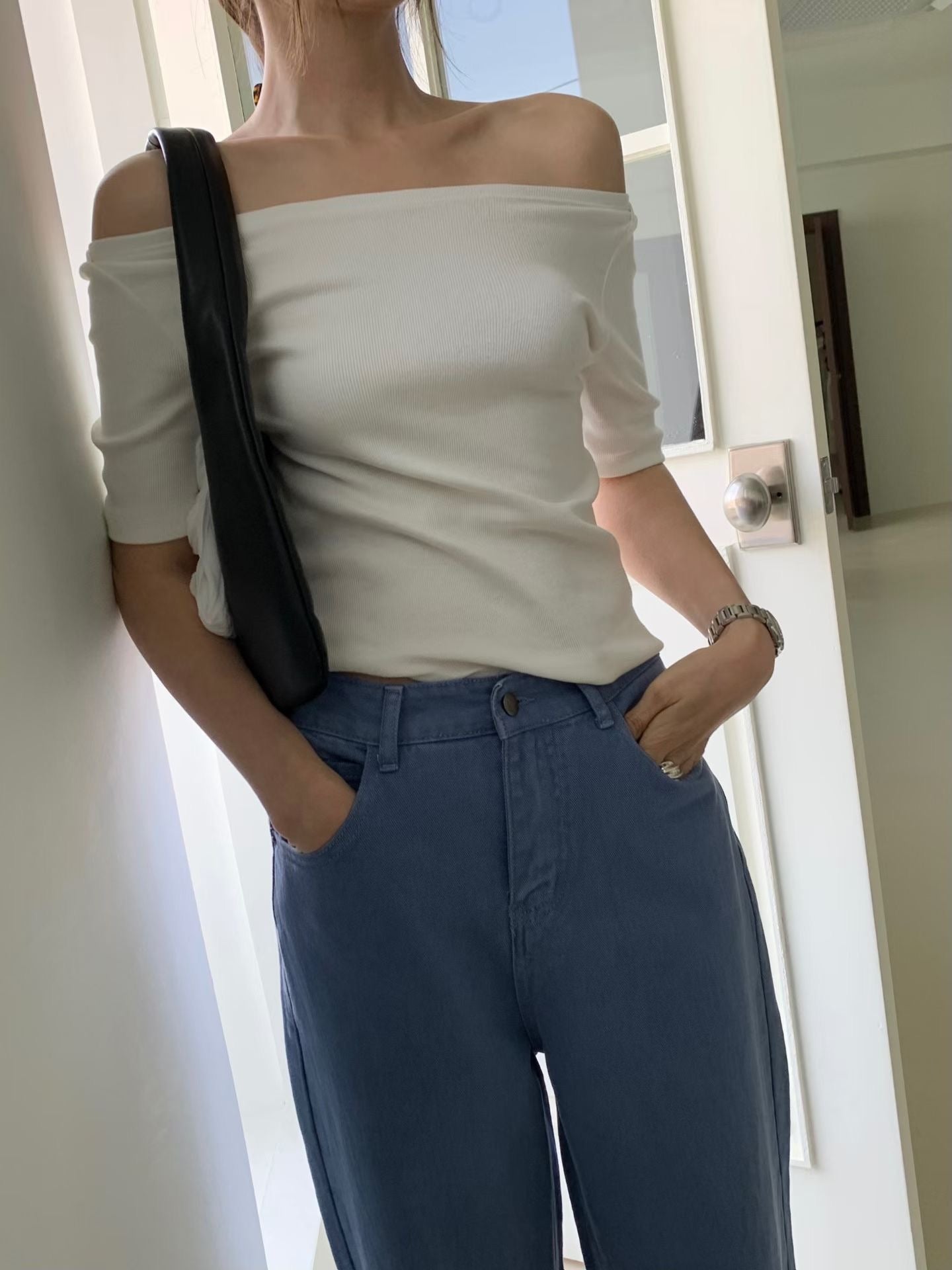 Two Ways Off Shoulder Tee (18-20Jun 超抵價$248, 之後批發價$268)