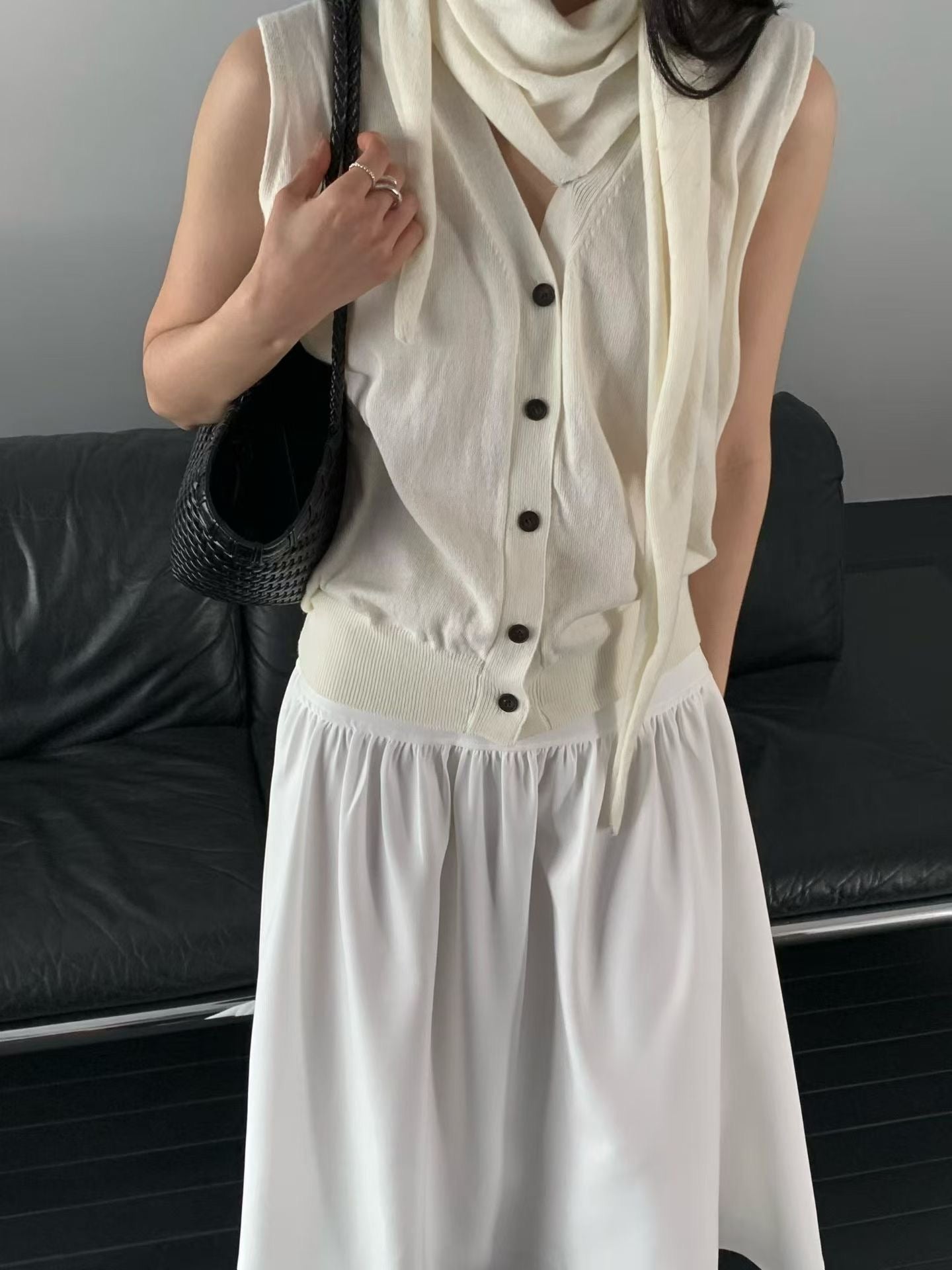 Button Knit Vest