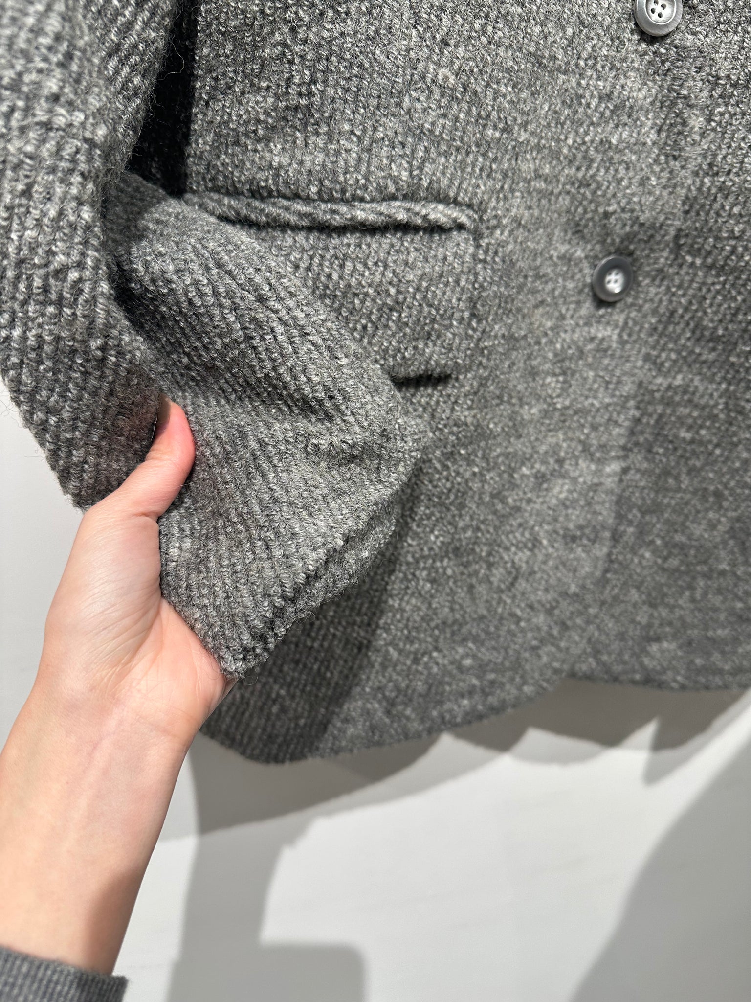 Wool Padding Collarless Blazer (22-24Jan 568, 之後批發價$698）