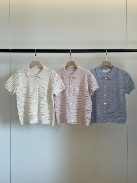 Quality Short Sleeve Cardigan (3-5Mar $468, 之後批發價$498）