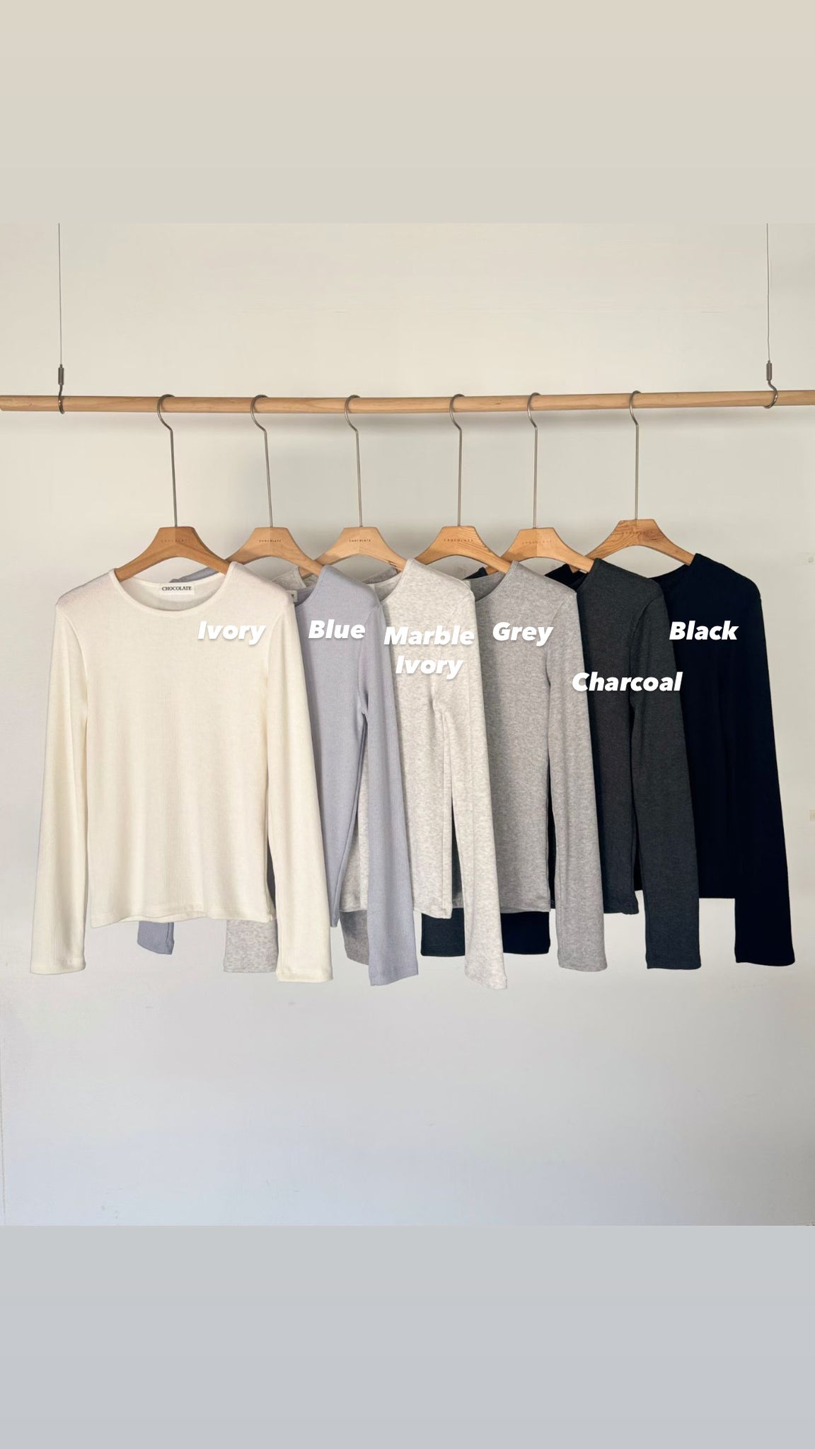 Daily Ribbed Thin Knit (加購$168）