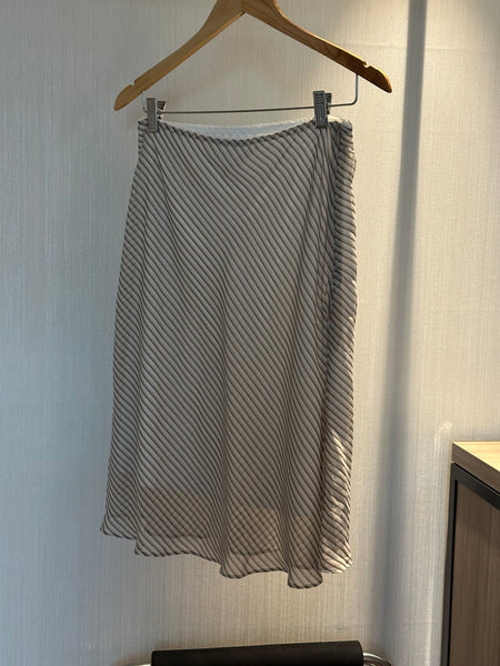 Stripe Flare Skirt