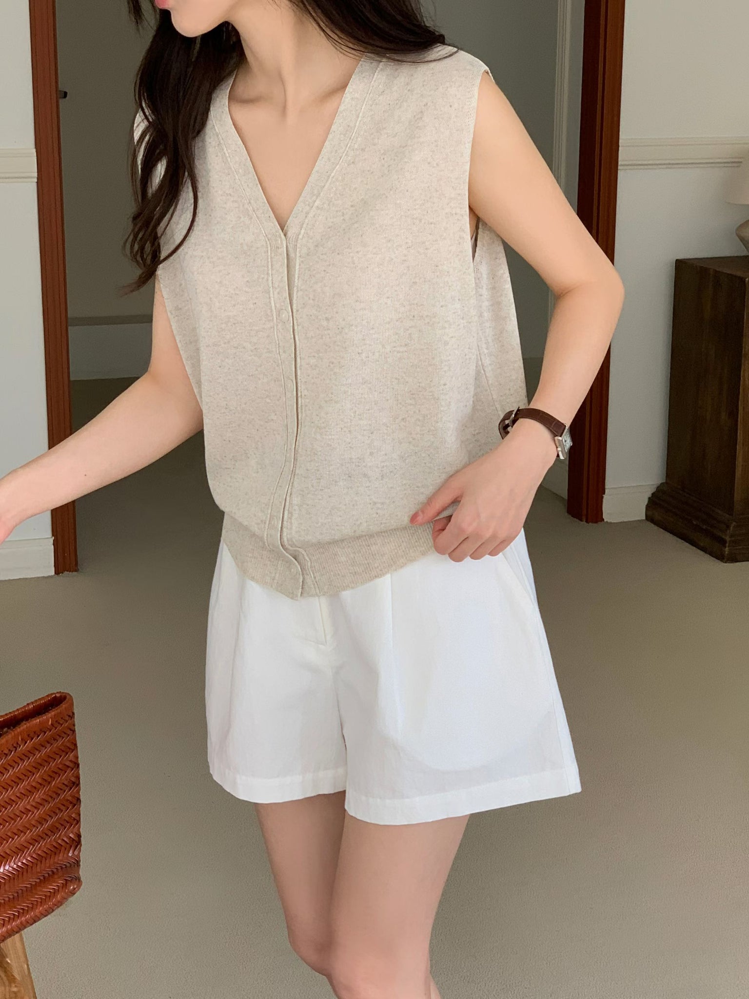 Button Knit Vest (18-20Jun 超抵價$248, 之後批發價$268)