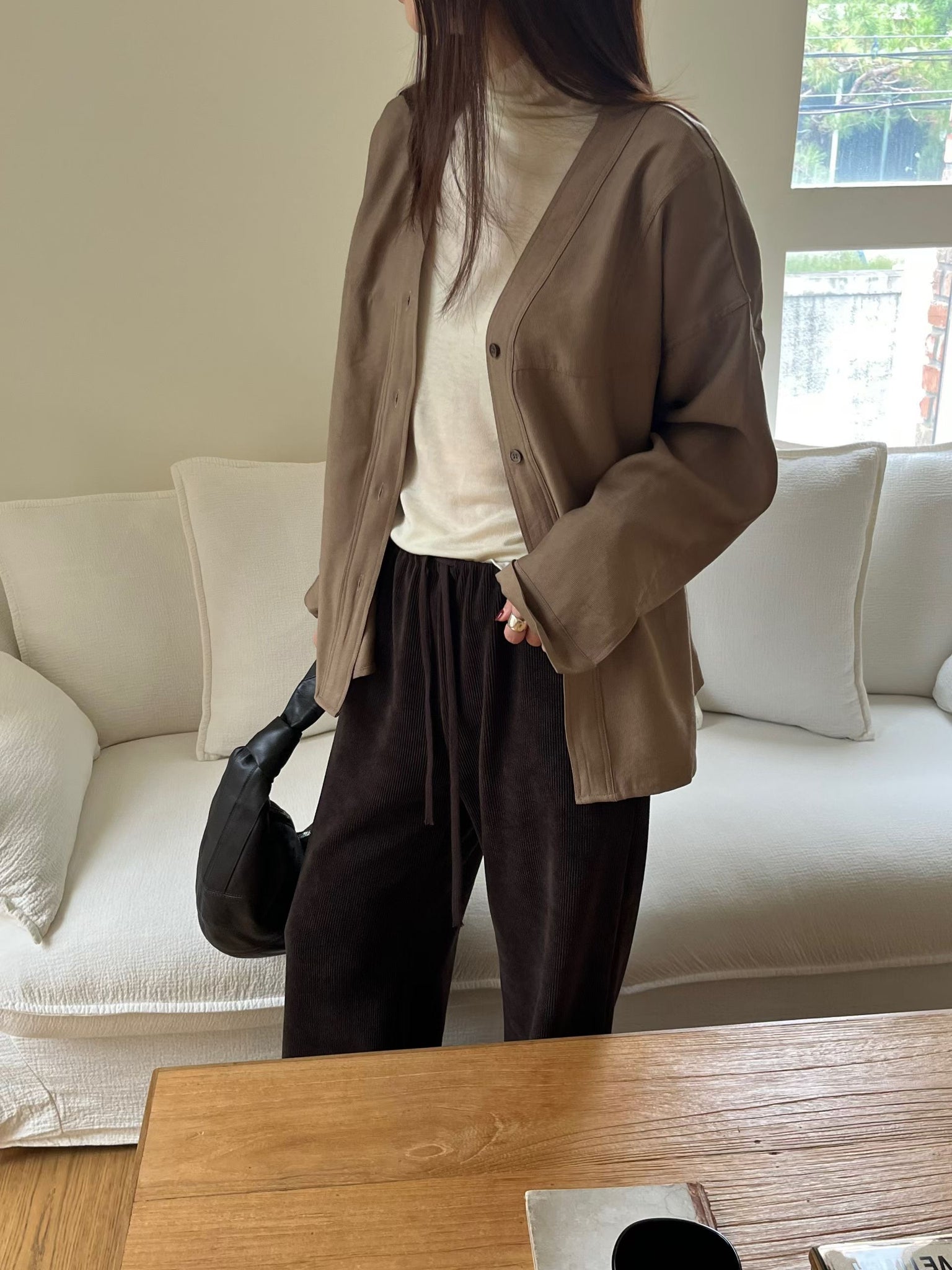 Japanese Collarless Shirt