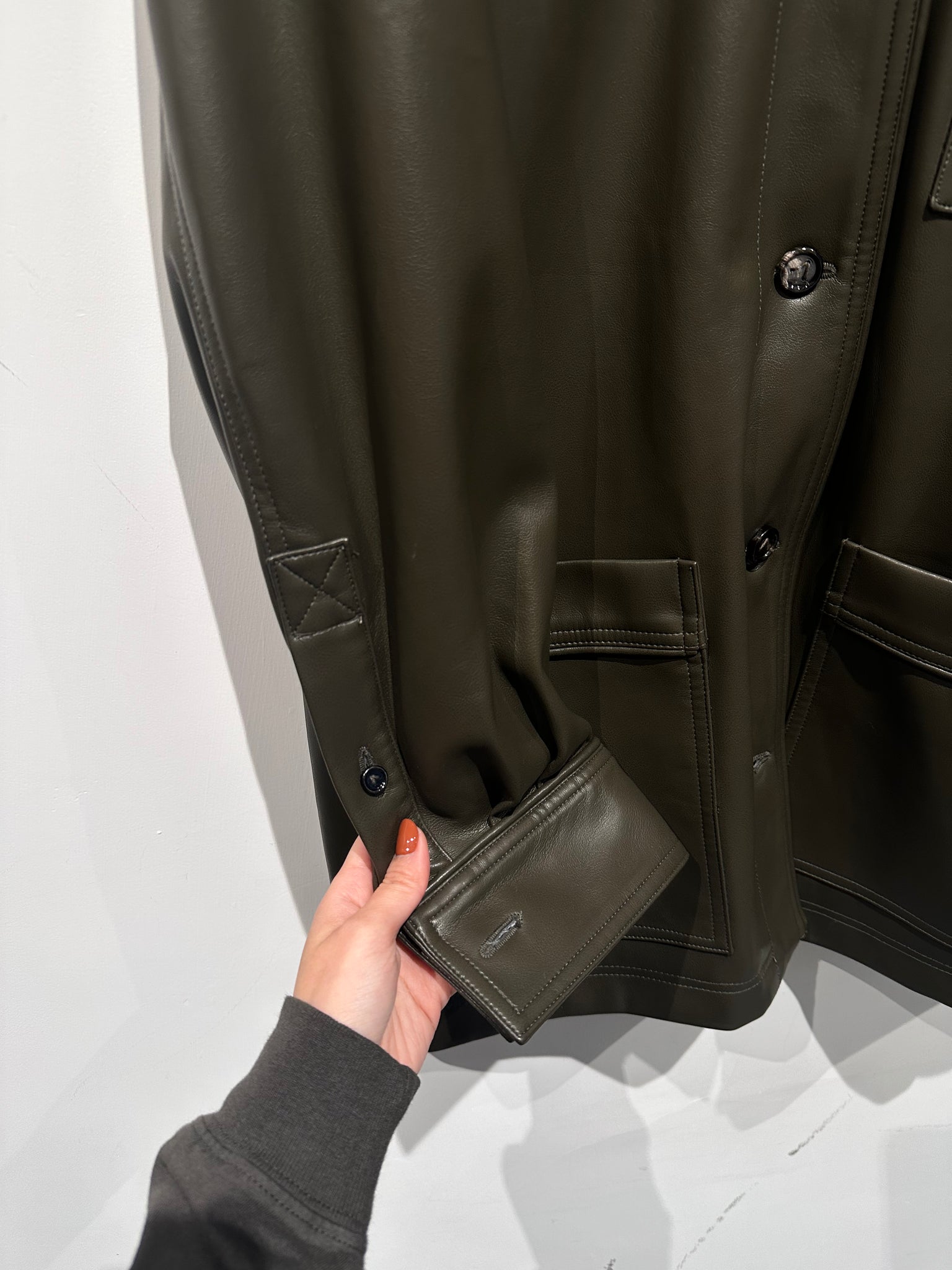 Unique Military Faux Leather Jacket (Limited)