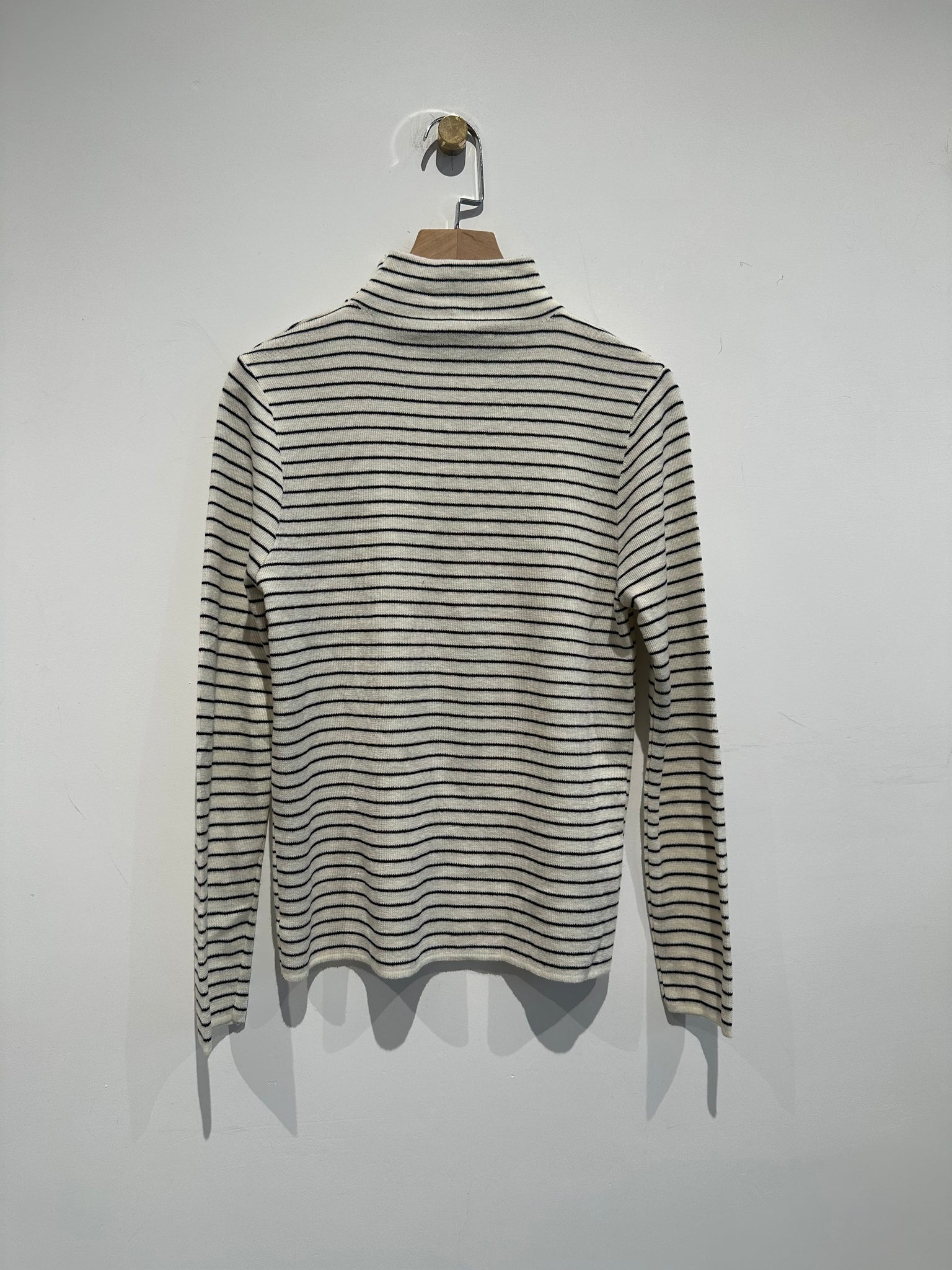 Daily Turtle Neck Ribbed Knit Top