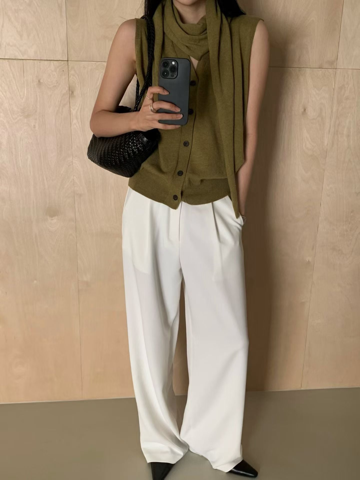 Button Knit Vest