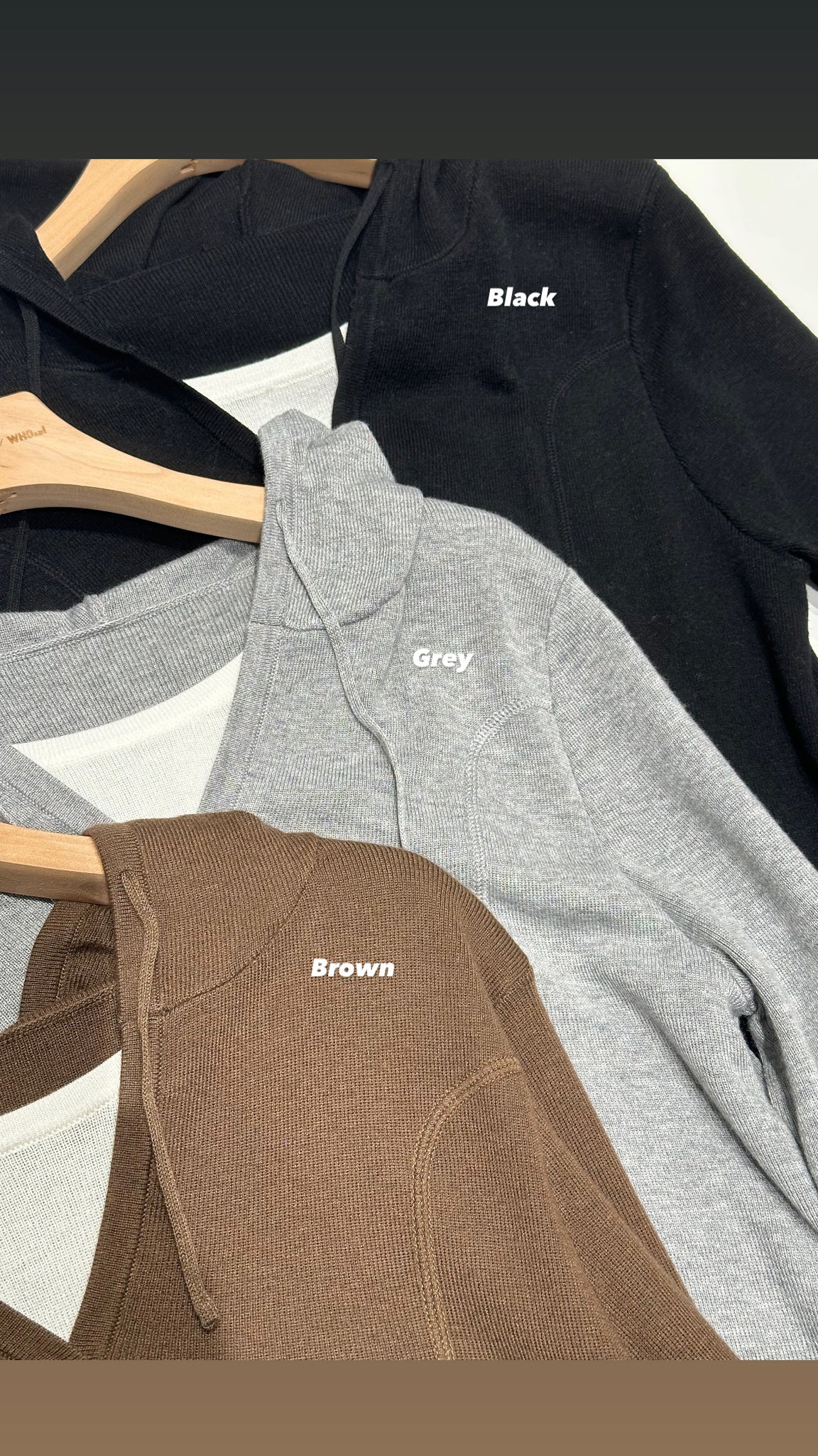 Two Tone Seam Hoodies  (8-10Oct超抵價$298, 之後批發價$328)