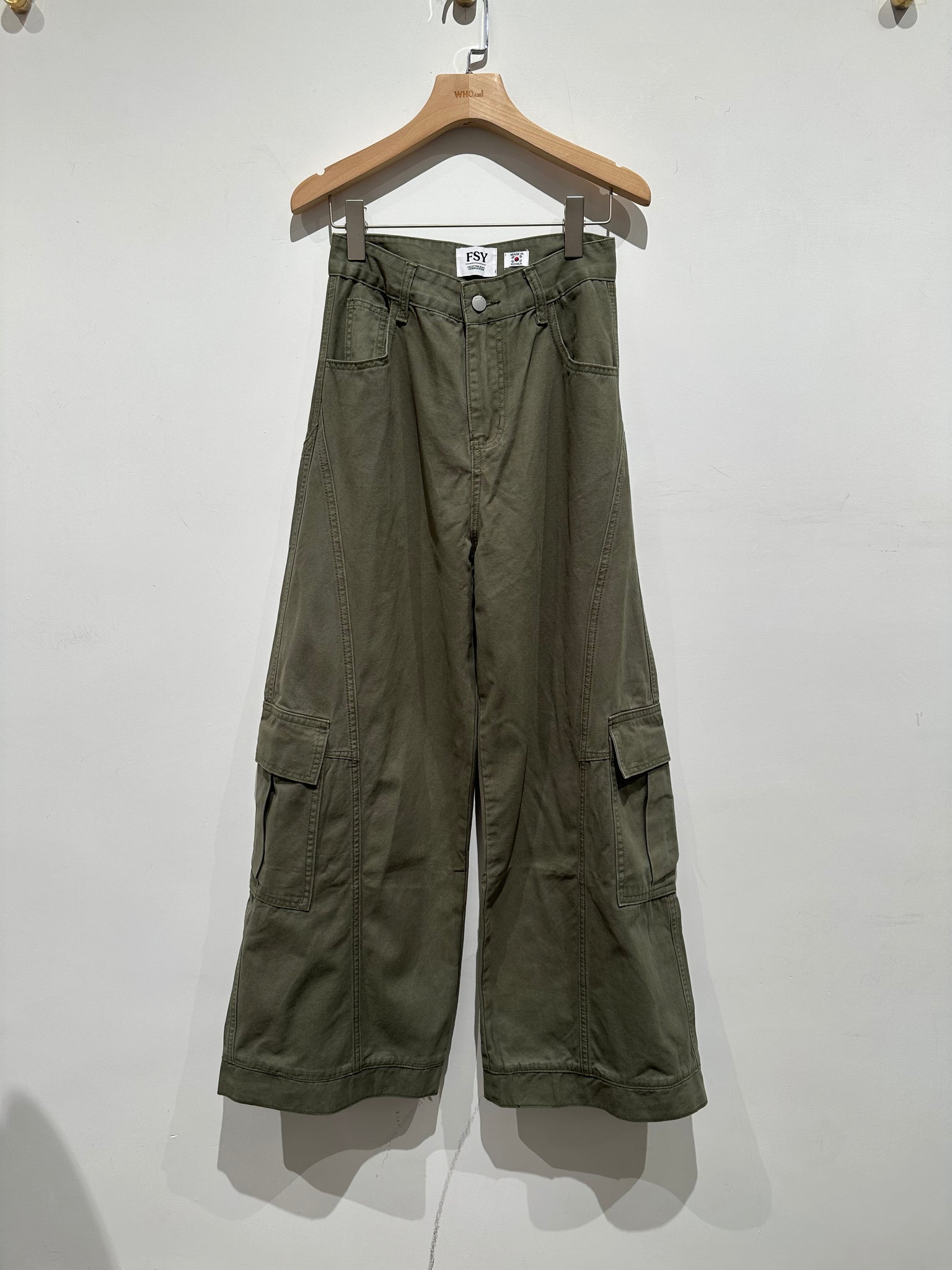 Military Cargo Barrel Pants