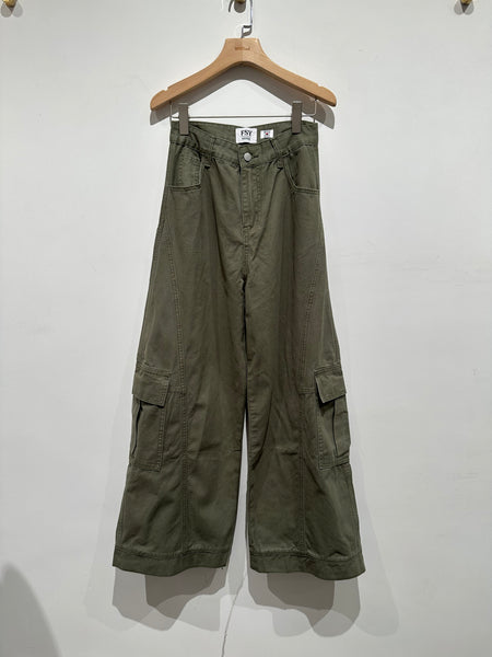 Military Cargo Barrel Pants