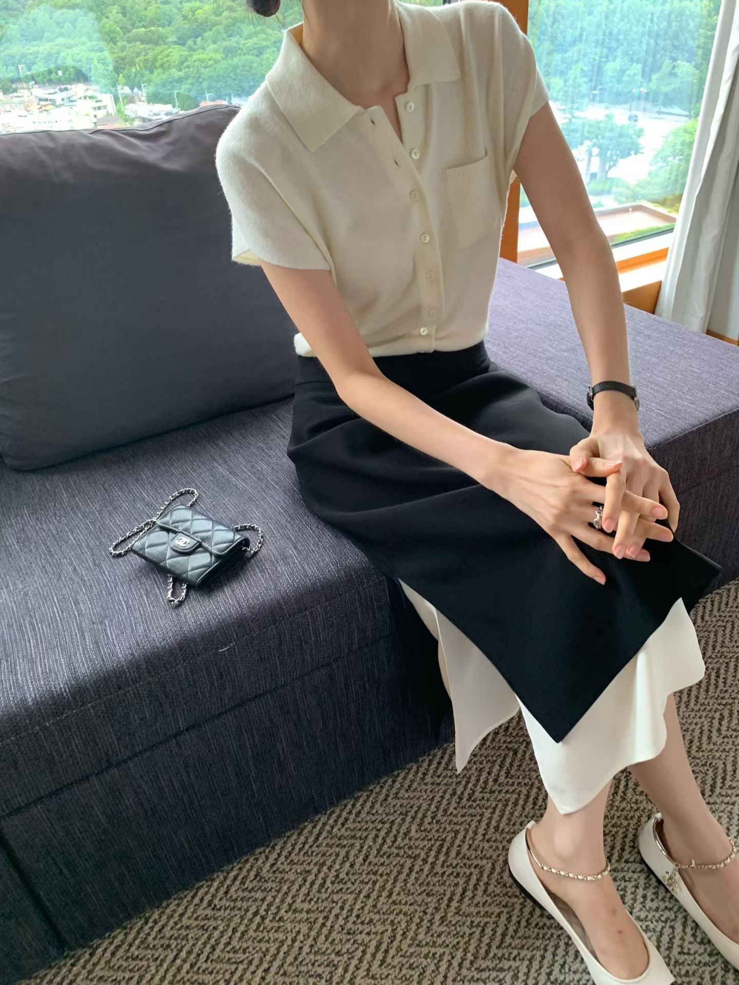 Quality Two Tone Elastic Skirt (9-11Sep超抵價$398, 之後批發價$448)