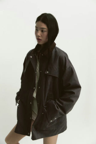 Dreamy Contract Collar Cargo Jacket