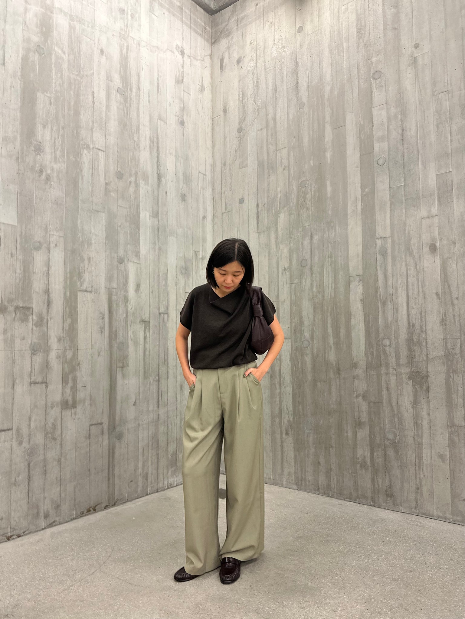 Daily Wide Leg Tailor Pants