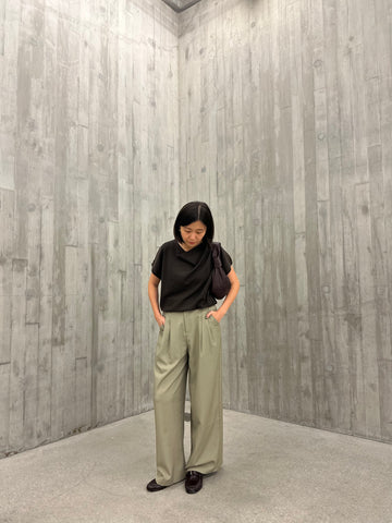 Daily Wide Leg Tailor Pants