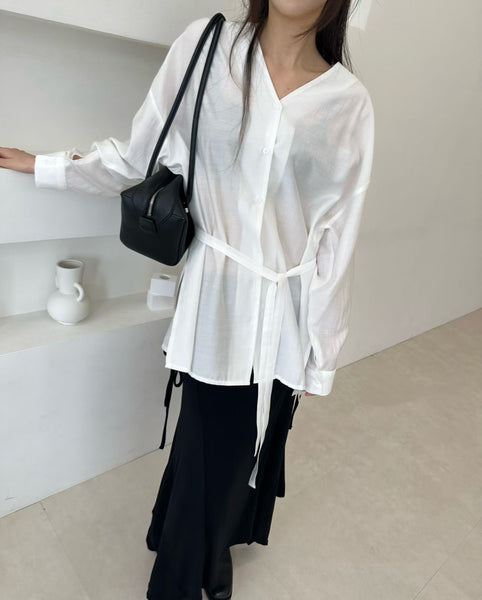 Oversize Slit Shirt